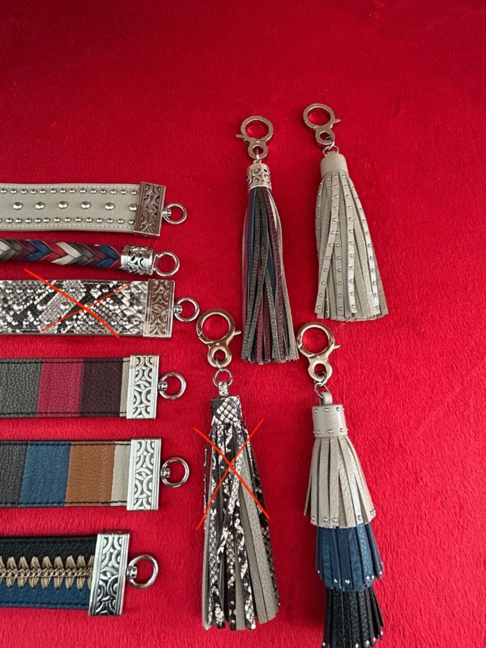 Brighton Your Bag Beck Beechwood Leather Organizer Purse Extra Straps & Tassels - Picture 15 of 15